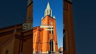 Stavanger streets come alive with vibrant orange and yellow leaves and cozy downtown travel norway [upl. by Bruns]