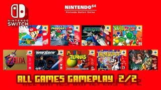 Nintendo 64 Online  Nintendo Switch  All Games Gameplay Part 22 [upl. by Lauzon724]