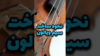 سیم های ویالون از روده گوسفنده  how violin strings are made [upl. by Tama]