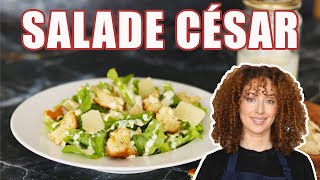 Version express de la salade César et sa sauce sans anchois [upl. by Nannaihr]