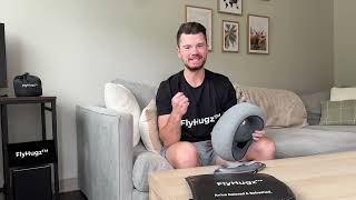 How to Use Your FlyHugz® Neck Pillow  StepbyStep Guide [upl. by Edgerton867]