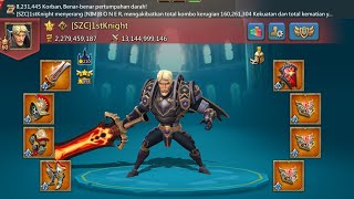 1stKnight MAX TITAN COME FOR MY RALLY TRAP25 M COUNTERED WITH FAKE GEARSLords mobild [upl. by Gianna]