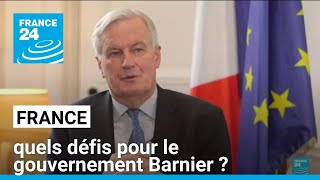 France  les défis qui attendent le gouvernement Barnier • FRANCE 24 [upl. by Vassell495]