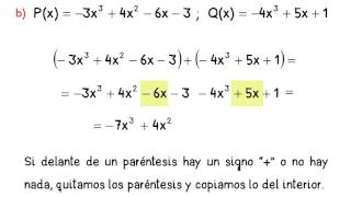 Suma y resta de polinomios [upl. by Sualakcin]