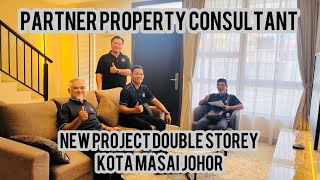 Projek Baru Tiong Nam Rumah Double Storey di Kota Masai Johor [upl. by Orrocos]