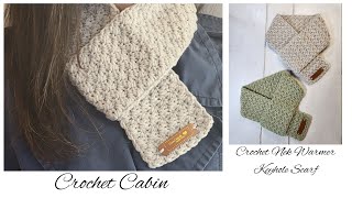 How to crochet a cowl for beginners  DIY Crochet Cowl  FREE Crochet Pattern [upl. by Peppie]