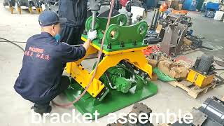 Exported Hydraulic Impact Vibro Plate Compactor for Digger [upl. by Ecraep183]