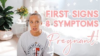 Symptoms of Pregnancy FIRST WEEKS Signs to look out forHow I knew [upl. by Gannon]