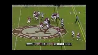 1 Alabama vs 11 Mississippi State 2012 Football Highlights  102712 [upl. by Karisa]