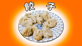 How to make and fold Japanese Dumplings Gyoza [upl. by Aisnetroh]