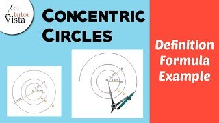 Concentric Circles  Definition  Formula  Example [upl. by Odilia]