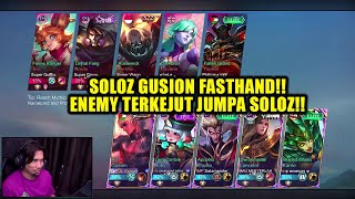 SOLOZ GUSION FASTHAND ENEMY TERKEJUT JUMPA SOLOZ [upl. by Nella189]