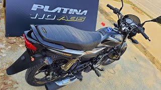 2023 Bajaj Platina 110 ABS E20 Detailed Review  New Updates I All Colours I Mileage I On Road Price [upl. by Atekan]