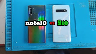 note 10 vs s10 speed test [upl. by Matteo]