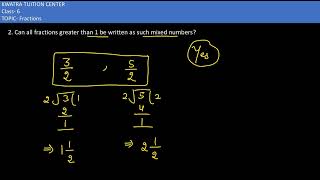 8 Can all fractions greater than 1 be written as such mixed numbers [upl. by Ilan]