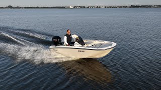 Boston Whaler 130 Super Sport  English review [upl. by Mian13]