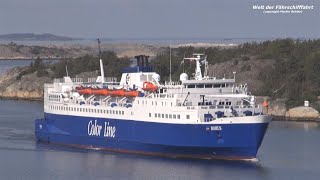 Ferry Line Strömstad  Sandefjord Part I Ferries Bohus Color Viking amp Oslofjord [upl. by Maxa]