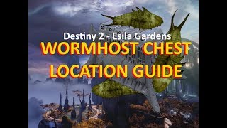 Destiny 2  Wormhost Chest Guide  Esila Gardens [upl. by Hajin122]