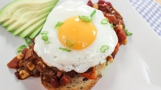 Vegetarian Chilli amp Eggs Recipe  Pais Kitchen [upl. by Anoval]