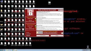 Global Cyber Attack Chaos Wanna Cry Ransomware [upl. by Najram]