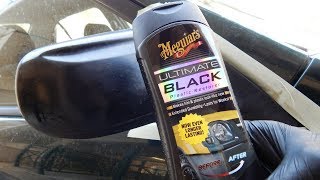 Meguiar΄s ultimate black plastic restorerRestore and fix faded plastic trim on your car [upl. by Hailey427]