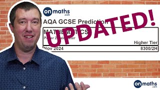 UPDATED AQA Higher Nov 2024 Predicted Maths GCSE Paper 2 Calculator Calculator Exam 83002H [upl. by Corey]