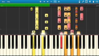 The Beatles  Sgt Peppers Lonely Hearts Club Band  Piano Tutorial  Synthesia [upl. by Casmey]