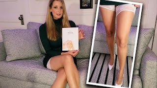 Wolford Nude 8 Lace Hold Up Review [upl. by Feltie388]