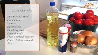 Recette de sauce bolognaise en conserve Le Parfait [upl. by Kobylak386]