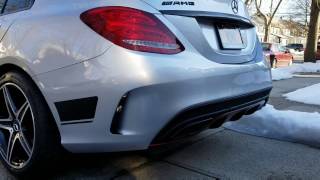 Mercedes C43 AMG Full Exhaust Sound [upl. by Ib]