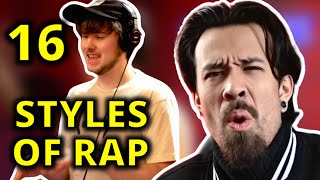 QUADECA 16 STYLES OF RAP REACTION [upl. by Alysoun482]