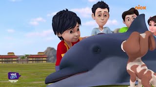 Shiva  शिवा  My Friend Dolphin  Episode 18  Download Voot Kids App [upl. by Oiramel883]