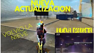 FREE FIRE NUEVA ACTUALIZACIÓN ¿HAY UNA RIEL EN EL JUEGO ¿ VOLVIO LA NIEVE SUSCRIBETE [upl. by Schlessinger]