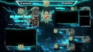 Get Animated TwitchFacebook Stream Gaming Overlay Package [upl. by Hannahoj]