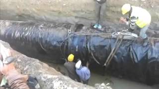 DI pipe laying works in Nepal [upl. by Peirce182]