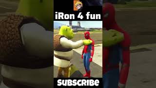 Flash Light vs Ironman gta gta5 shorts [upl. by Acquah565]