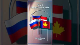 World top 3 biggest countries t3t top3 ytshorts [upl. by Aroda]