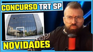 CONCURSO TRT SP  NOVIDADES [upl. by Fugate829]