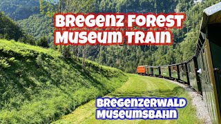 Bregenz Forest Museum Train 🇦🇹 Bregenzerwald Museumsbahn Wälderbähnle [upl. by Hardden]