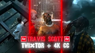 Travis Scott Twixtor  4K Clips  CC High Quality For Editing [upl. by Trillbee874]