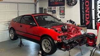 BUILDING MY 1991 HONDA CRX Si  BUILD SERIES EPISODE 01 [upl. by Torhert]