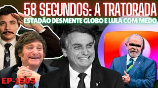 58 Segundos a TRATORADA de Bolsonaro  Estadão DESMENTE Globo  Lula Com MEDO da Direita em 2024 [upl. by Assedo557]