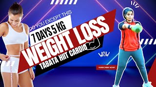 LOSE 5 KG IN 7 DAYS CHALLENGE Weight Loss Transformation [upl. by Lawford]