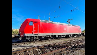 Führerstandsmitfahrt  Cabview BR 185 Donauwörth  Treuchtlingen  Ansbach [upl. by Bradeord821]