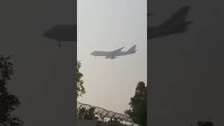 Aorostan boing 747 landing karachiairport [upl. by Elag]