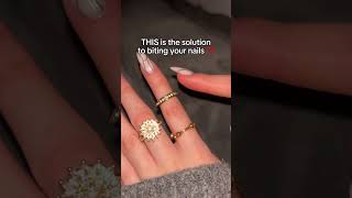 These rings really helped me stop biting my nails mentalhealth anxiety adhd jewelry fashion [upl. by Ydnab]