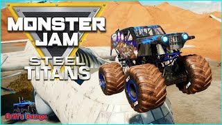 Monster Jam Freestyle Playground 5  Jumps Crashes and Funny Moments [upl. by Orag]