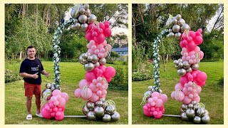 Balloon Set up for Indoor and Outdoor Easy to make balloon decoration [upl. by Warford]