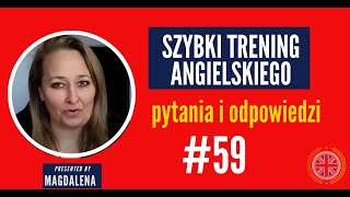 Szybki Trening Angielskiego  Pytania I Odpowiedzi  meeting 59 [upl. by Euqram]