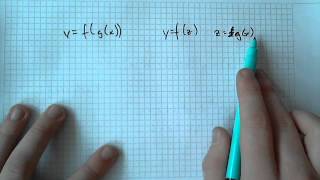 Matematik 4 Genomgång 18 Kedjeregeln [upl. by Elery]